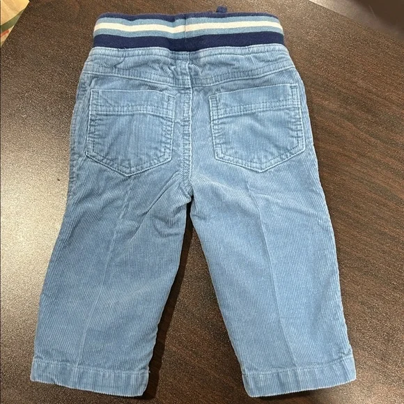 Baby Boden Corduroy Pants Set Blue Star Patch Red Joggers 6-12 Months - Picture 10 of 10